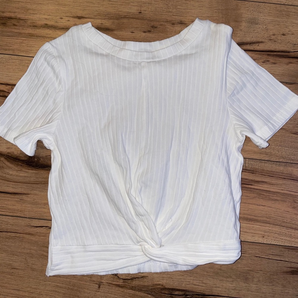 Shein knot crop top